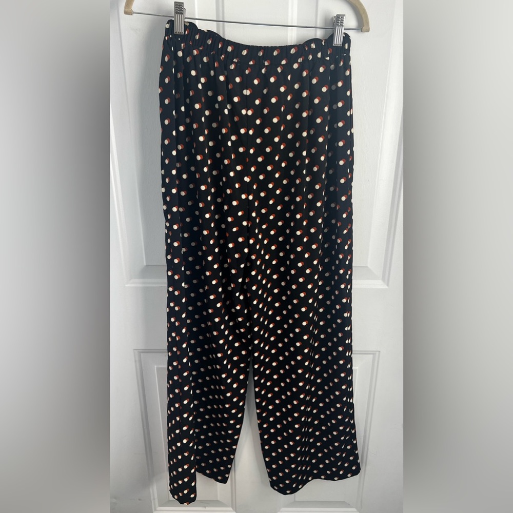 Blu Pepper Wren Scallop Waisted Print Wide
Leg Pant